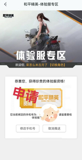 和平精英体验服