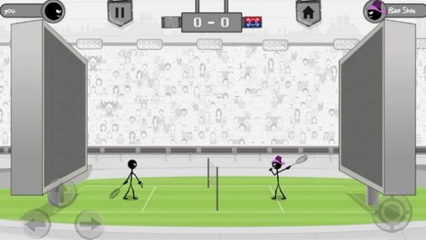 火柴人打羽毛球手机版